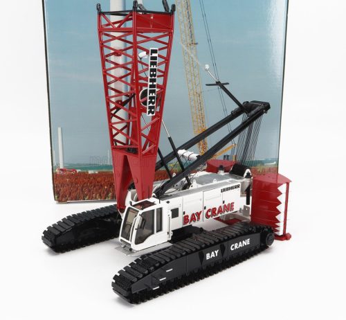 NZG - LIEBHERR LR 1300 LITRONIC GRU CRAWLER CRANE WHITE RED