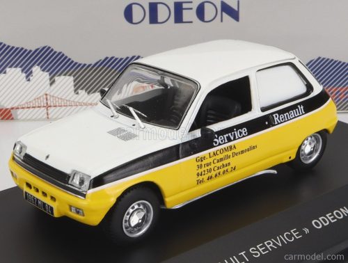 Odeon - Renault R5 Societe Renault Service 1973 White Yellow Black