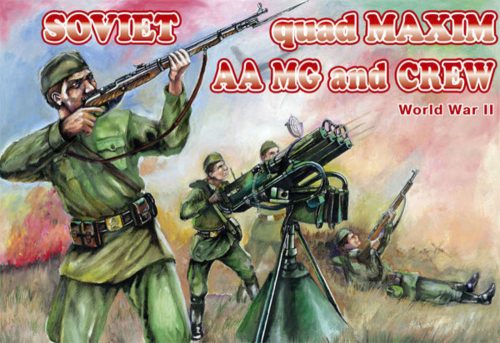 Orion - Soviet quad Maxim AA MG and crew