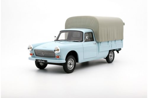 Otto mobile - 1:18 PEUGEOT 404 PICK-UP BACHE BLUE 1967 -OTTOMOBILE