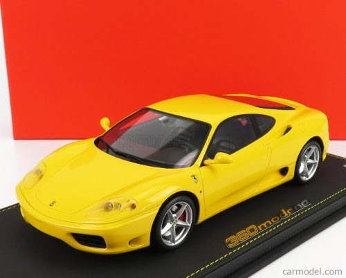 Bbr-Models - Ferrari 360 Modena 1999 - F1 Gear Box - Cambio F1 - Con Vetrina - With Showcase Yellow