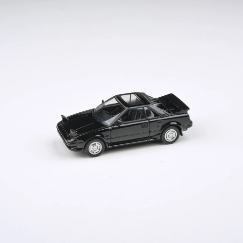 Para64 - 1:64 Toyota Mr2 Mki 1985, Black With Pop Up Lights