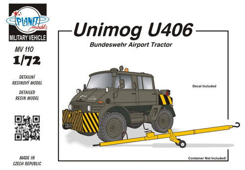 Planet Models - Unimog U406 DoKa Military Airport Tug+AE