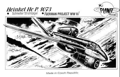 Planet Models - Heinkel P.1073 WW II Projekt