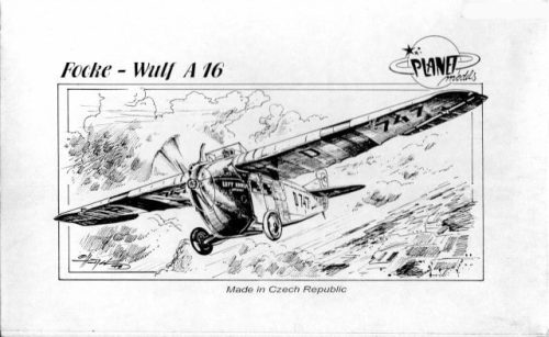 Planet Models - Focke-Wulf A16