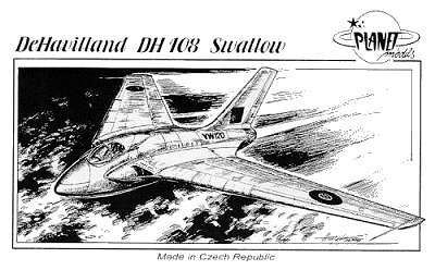 Planet Models - DH-108 Swallow