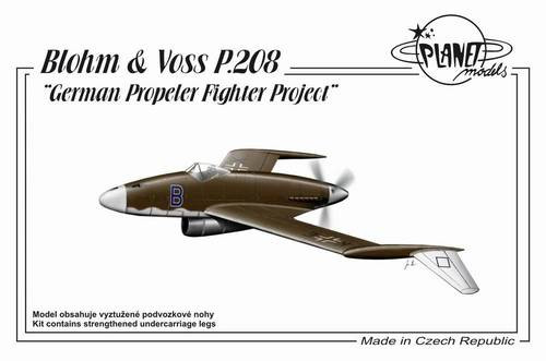 Planet Models - Blohm Voss P.208 German Propeler Fighter Project