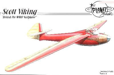 Planet Models - Scott Viking British Pre WWII Sailplane