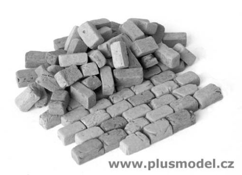 Plus Model - Pflastersteine, groß, Granit