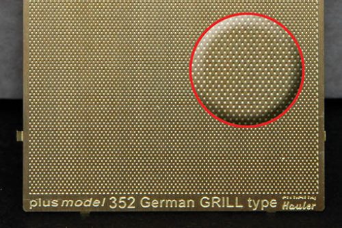 Plus model - Engraved plate - German Grill