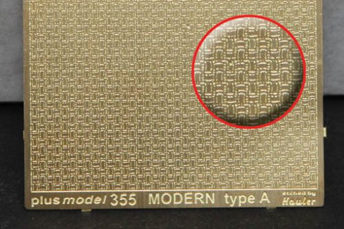 Plus Model - Engraved plate - Modern A type