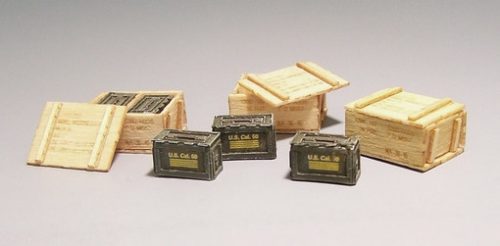 Plus model - US  wooden ammunition boxes - Vietnam