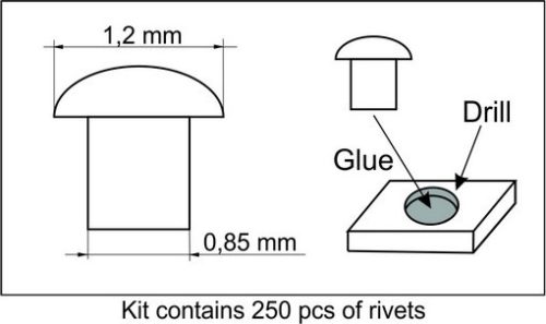 Plus Model - Rivets 1,2 mm