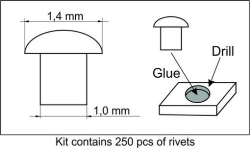 Plus Model - Rivets 1,4 mm