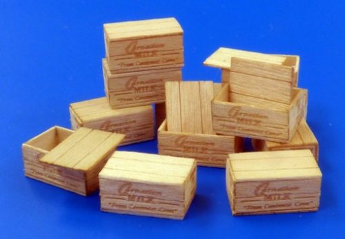 Plus Model - U.S.Wooden crates for condensed milk