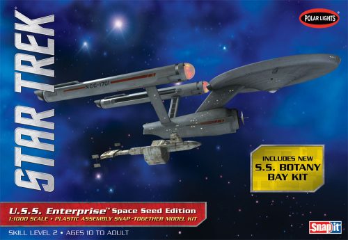 Polar Lights - Star Trek TOS USS Enterprise Space Seed Edition  - SNAP