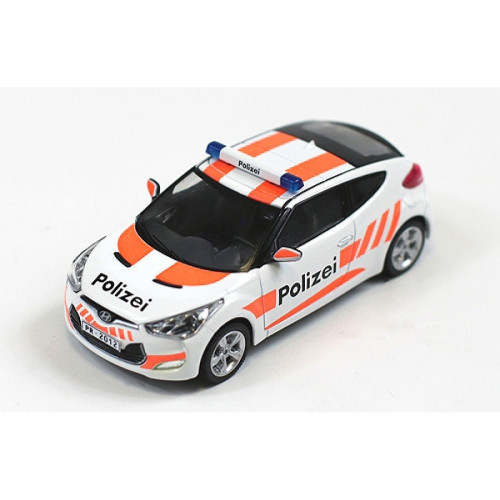 Premium-X - 1:43 Hyundai Veloster 2012 Swiss Polizei - Premiun-X