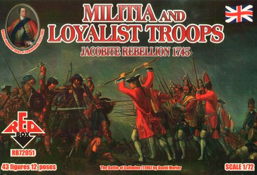 Red Box - Militia+Loyalist Troops 1745,Jacobite R.