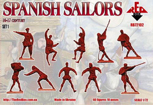 Red Box - Spanish Sailors, 16-17th century