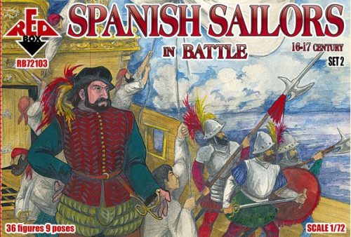 Red Box - Spanish Sailors in Battle, 16-17th centu