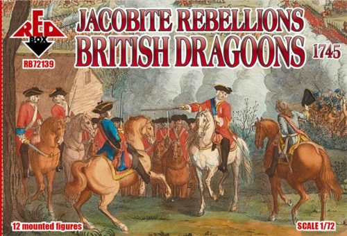 Red Box - Jacobite Rebellion. British dragoons 1745