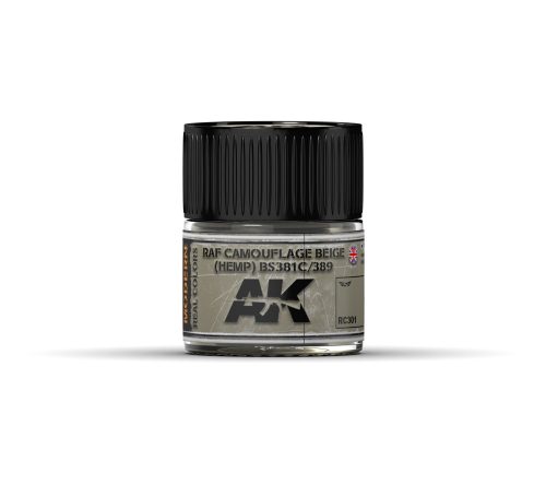 AK Interactive - Raf Camouflage Beige (Hemp) Bs 381C/389 - 10Ml