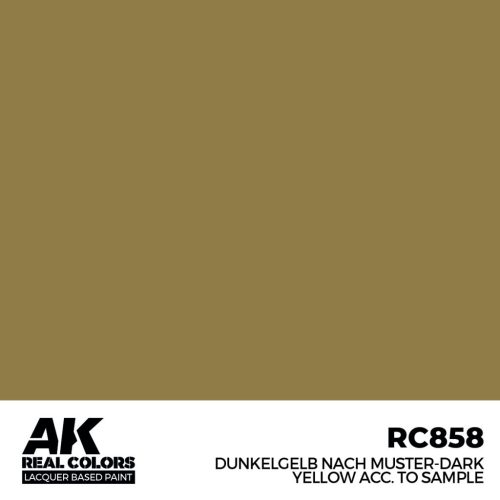 AK Interactive - Dunkelgelb Nach Muster-Dark Yellow acc. to Sample