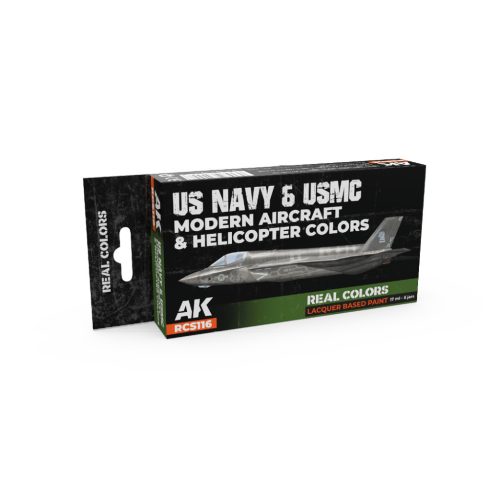 AK Interactive - Us Navy&Usmc Modern Aircraft&Helicopter Colors Set