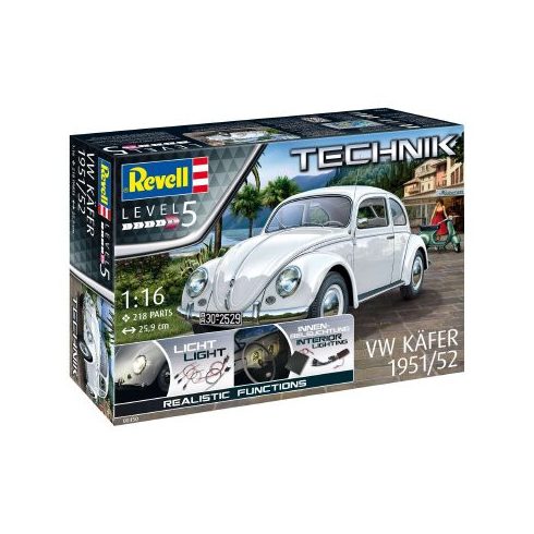 Revell - Technik Vw Beetle 1951:52 1:16 (0450) - Megamodell.eu