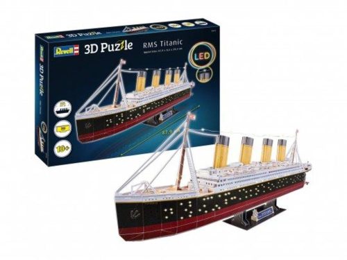 Revell - 3D Puzzle RMS Titanic - LED Edition