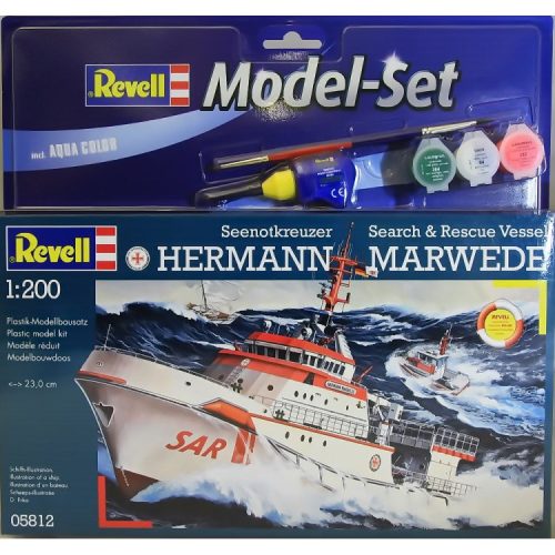 Revell - Model Set - Search & Rescue Hermann Marwede 1:200 (65812)