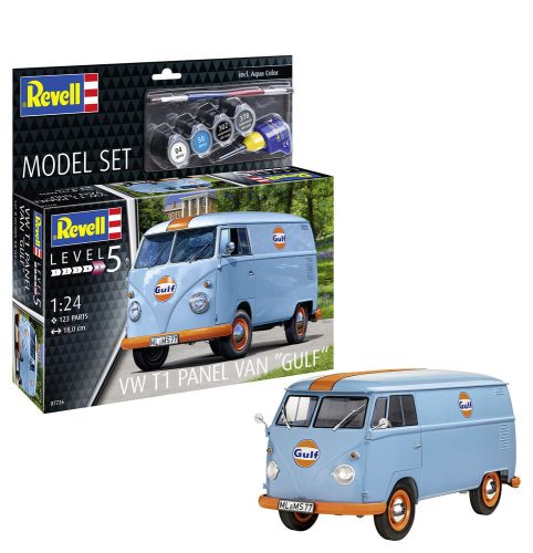 Revell - Model Set VW T1 panel van (Gulf Decoration)