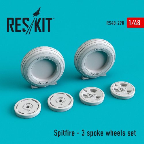 Reskit - Spitfire (3 spoke) wheels set (1/48)