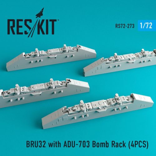 Reskit - BRU-32 with ADU-703 Bomb racks for F-14 (A, B,D) (4 pcs) (1/72)