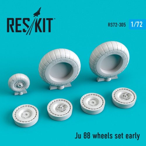 Reskit - Ju-88 wheels set early type (1/72)