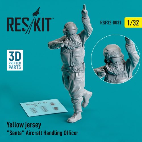 Reskit - Yellow jersey "Santa" Aircraft Handling Officer (1 pcs) (3D Printed) (1/32)