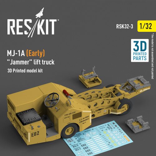 Reskit - MJ-1A (Early) "Jammer" lift truck (3D Printed model kit) (1/32)