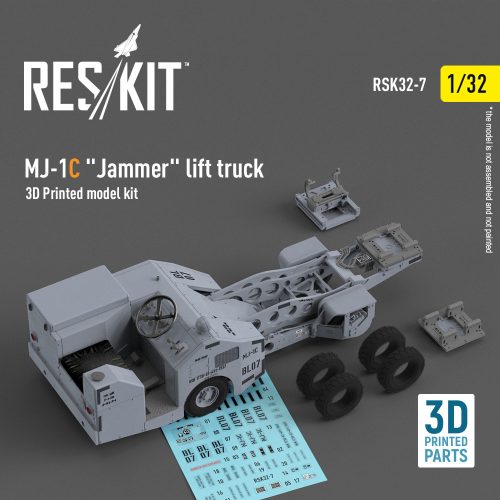 Reskit - MJ-1C "Jammer" lift truck  (3D Printed model kit) (1/32)