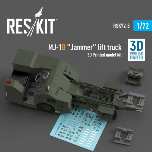 Reskit - MJ-1B "Jammer" lift truck (3D Printed model kit) (1/72)