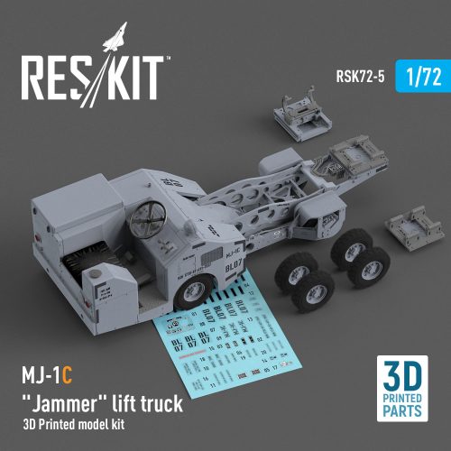 Reskit - MJ-1C "Jammer" lift truck  (3D Printed model kit) (1/72)