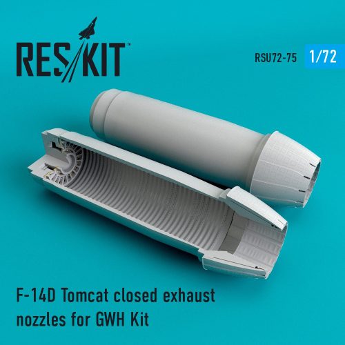 Reskit - F-14D "Tomcat" closed exhaust nozzles for GWH kit (1/72)