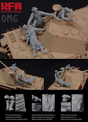 Rye Field Model - Figures For Panther G Fallen Resin