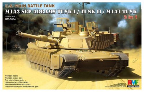 Rye Field Model - M1A2 SEP Abrams Tusk I/Tusk II/M1A1 Tusk