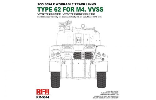 Rye Field Model - Sherman Tracks Type 62 for M4 VVSS