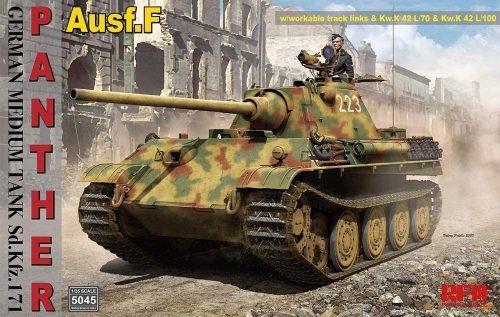 Rye Field Model - SdKfz171 Panther Ausf F with Workable Track Links