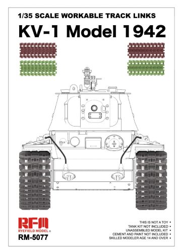 Rye Field Model - Workable track links for KV-1 Model 1942