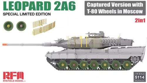 Rye Field Model - Leopard 2A6 Captured Version with T-80 Wheels