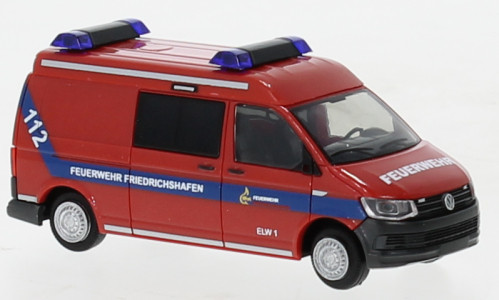 Rietze - VW T6, Feuerwehr Friedrichshafen, 1:87