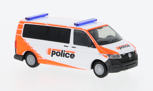 Rietze - VW T6.1 Bus, Polizei Wallis (CH), 1:87