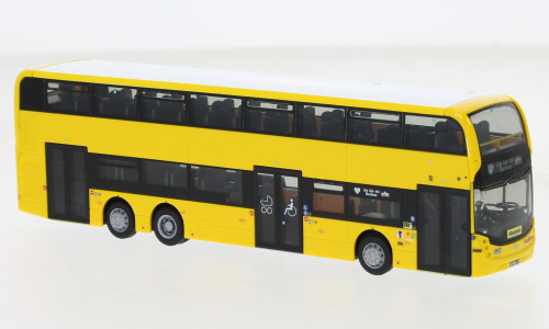 Rietze - Alexander Dennis Enviro 500, gelb, BVG - Alexandra, 1:87